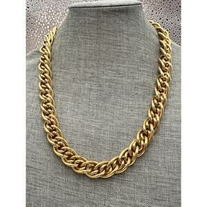 Napier Vintage Chain Thick Heavy Gold Tone Chain Estate 24”